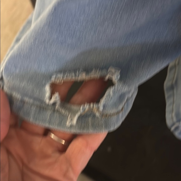 Chic Blue Flare Pants with High-Waist Design - Picture 7 of 11